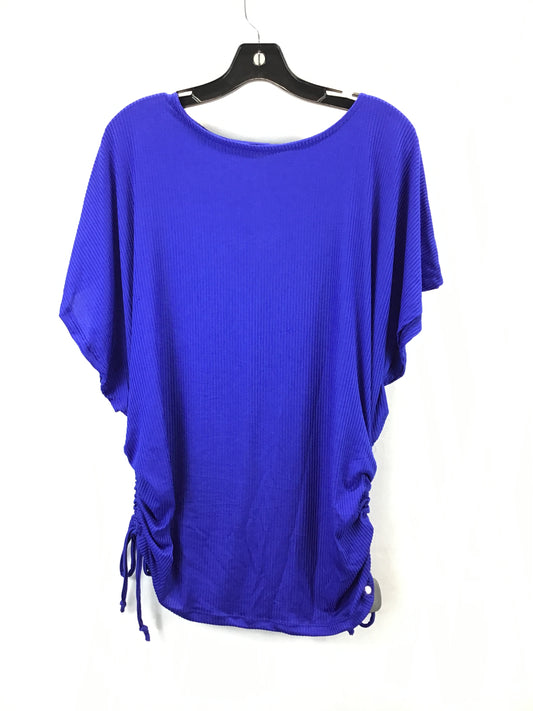 Top Short Sleeve By Love In Blue, Size: 3x