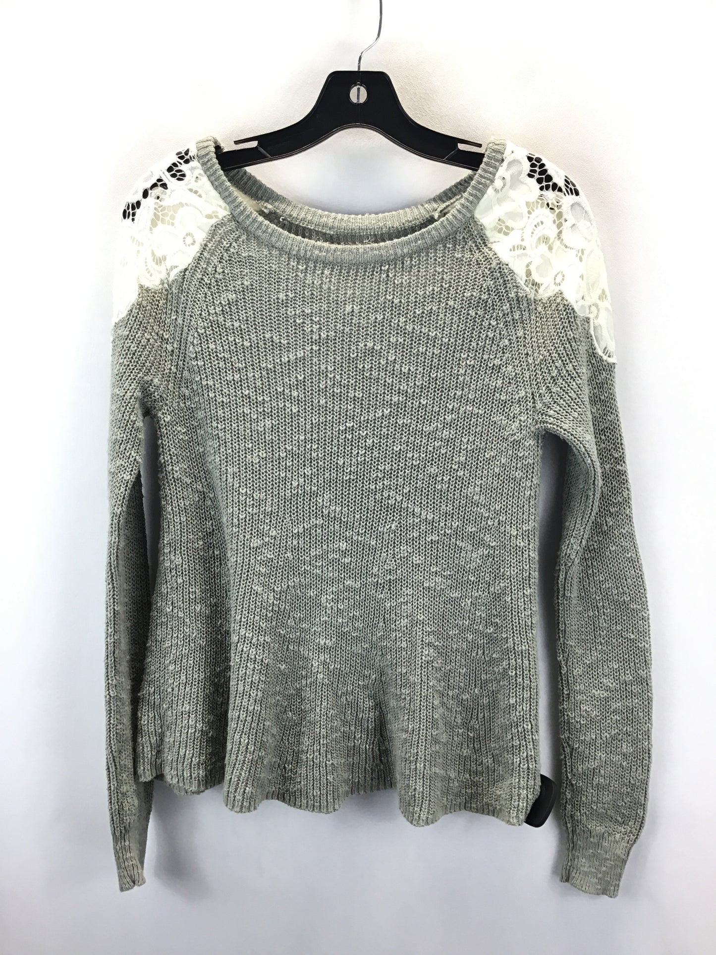 Sweater By Hollister In Grey, Size: S