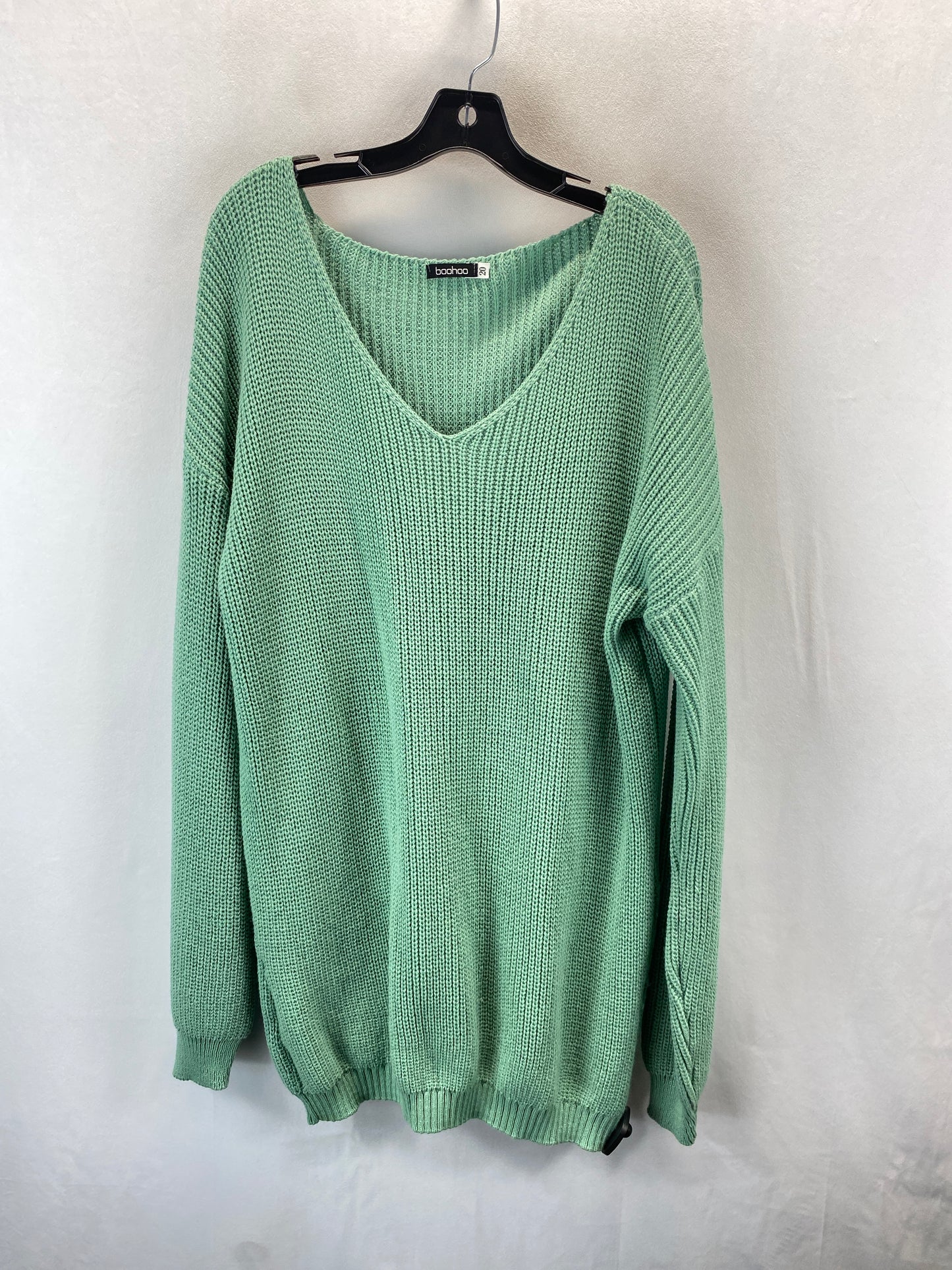 Sweater By Boohoo Boutique In Green, Size: 1x