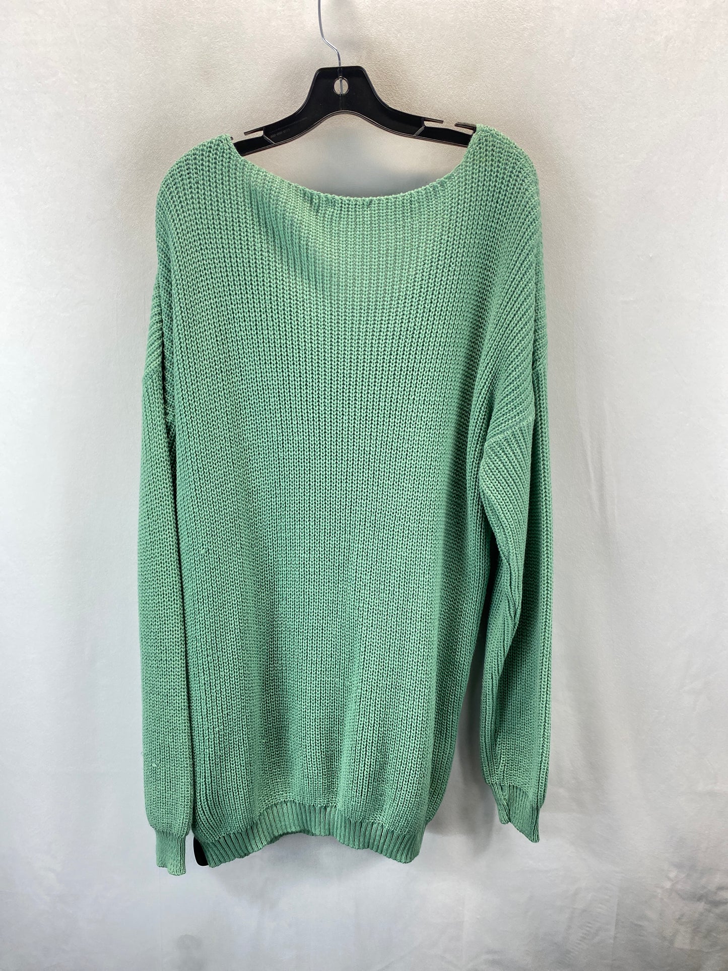 Sweater By Boohoo Boutique In Green, Size: 1x