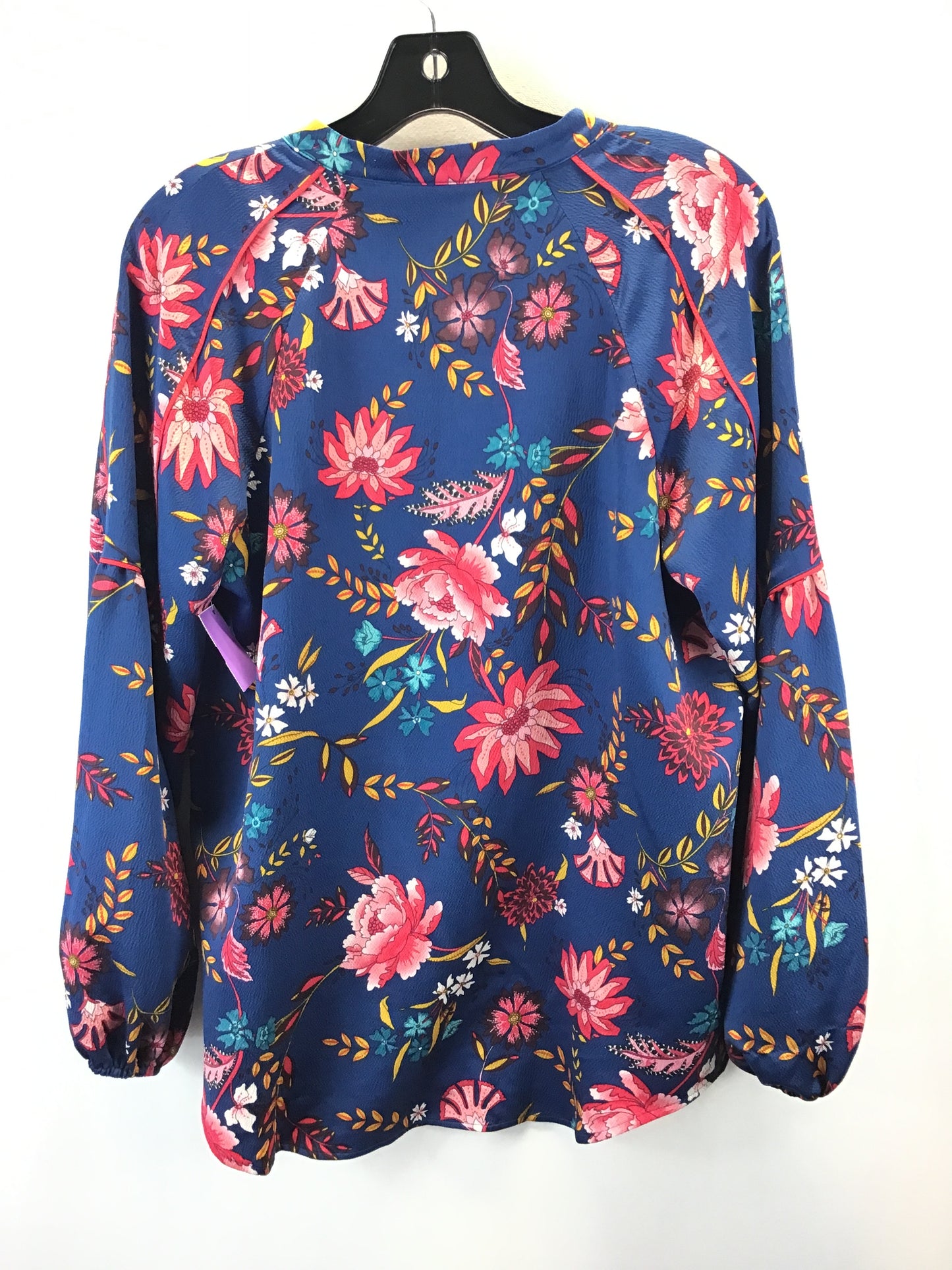 Top Long Sleeve By Loft In Floral Print, Size: M