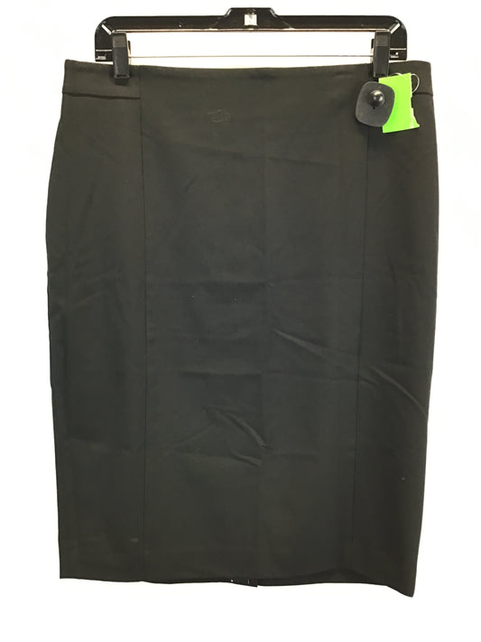 Skirt Midi By Ann Taylor In Black, Size: 12