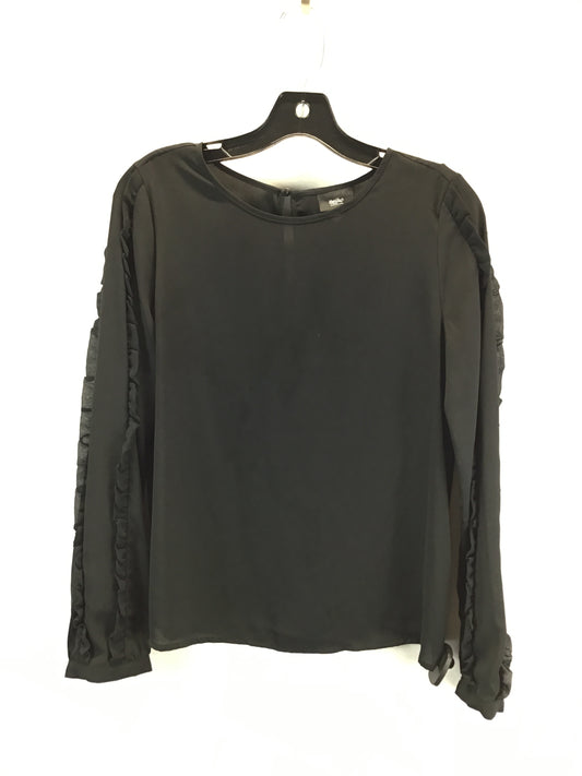 Top Long Sleeve By Mossimo In Black, Size: Xs