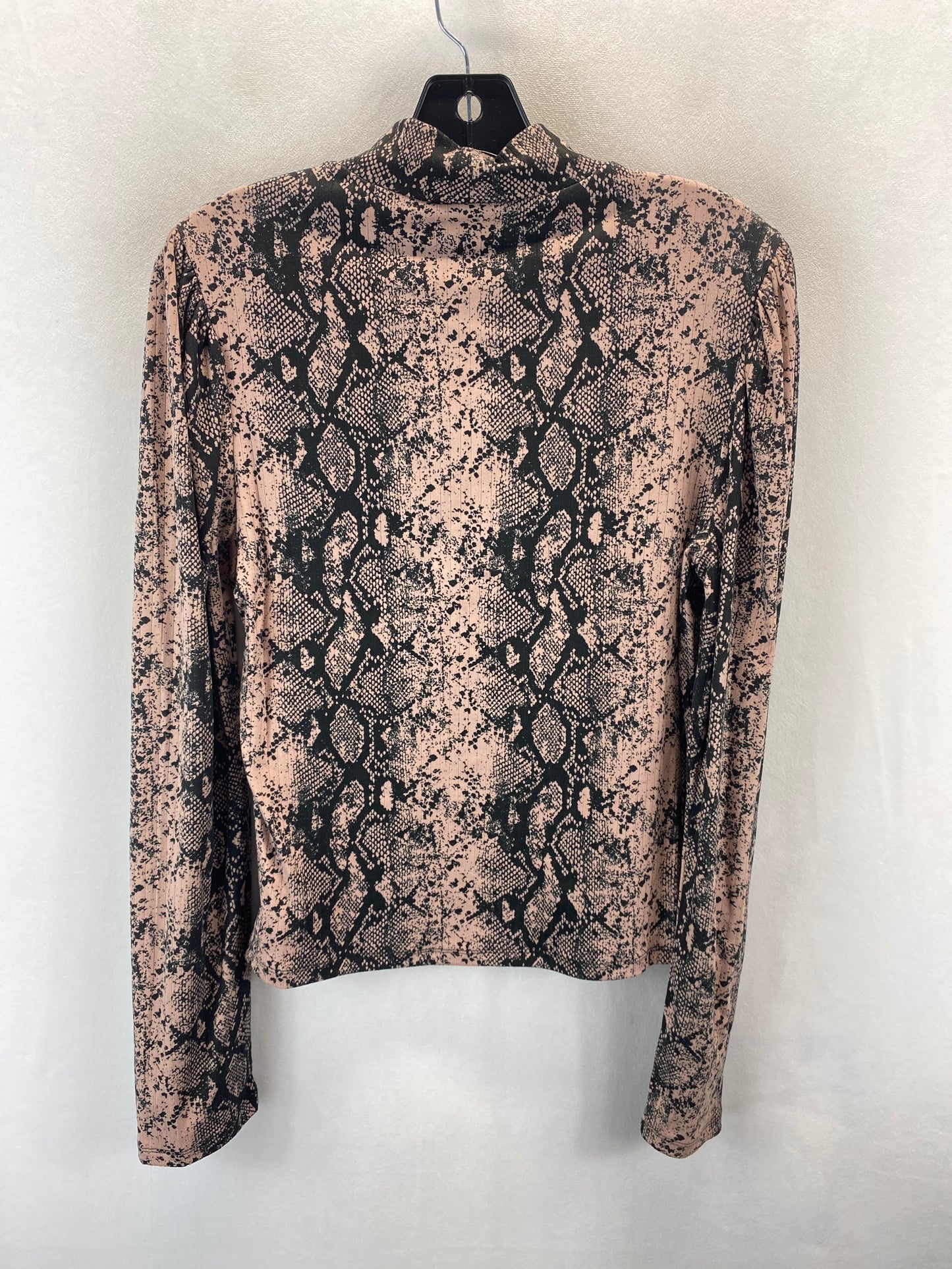 Top Long Sleeve By Eye Candy In Black & Pink, Size: Xl