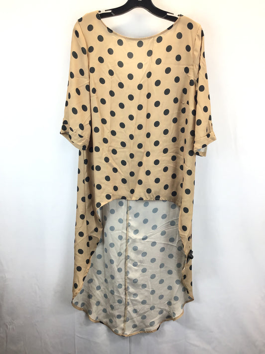 Top 3/4 Sleeve By Sweet Pea In Beige, Size: M