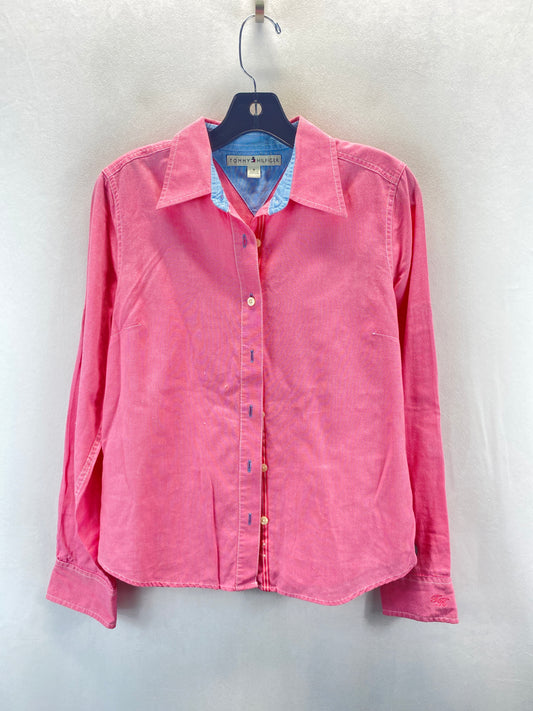 Top Long Sleeve By Tommy Hilfiger In Pink, Size: 6