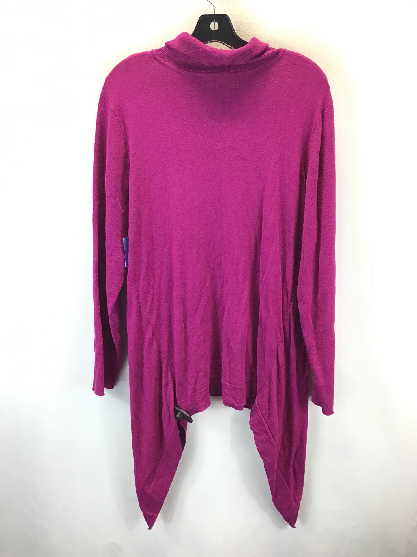 Sweater By Chicos In Pink, Size: Xl