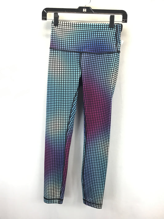 Athletic Leggings Capris By Lululemon In Polkadot Pattern, Size: 4