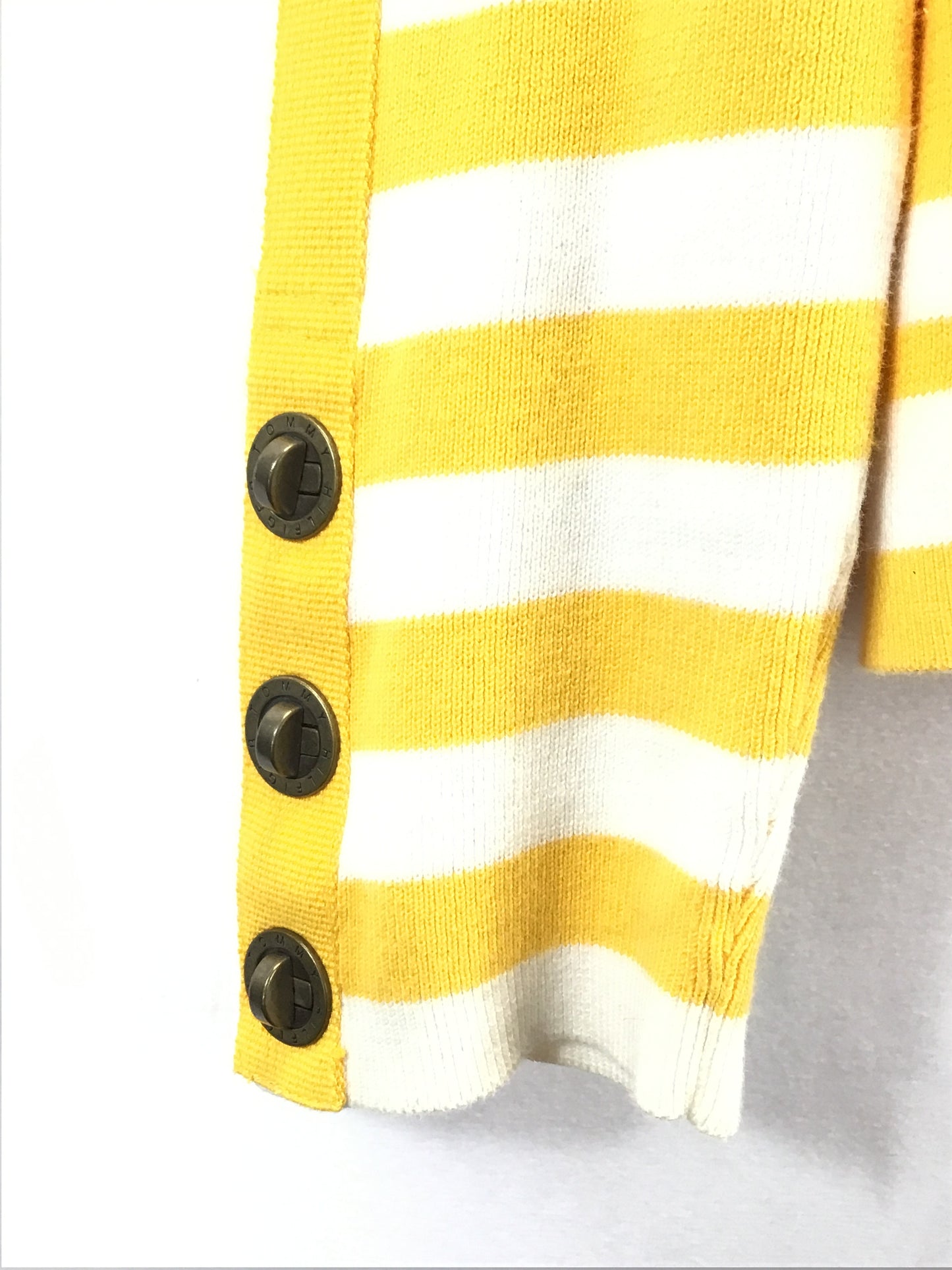 Sweater By Tommy Hilfiger In Yellow, Size: Xl