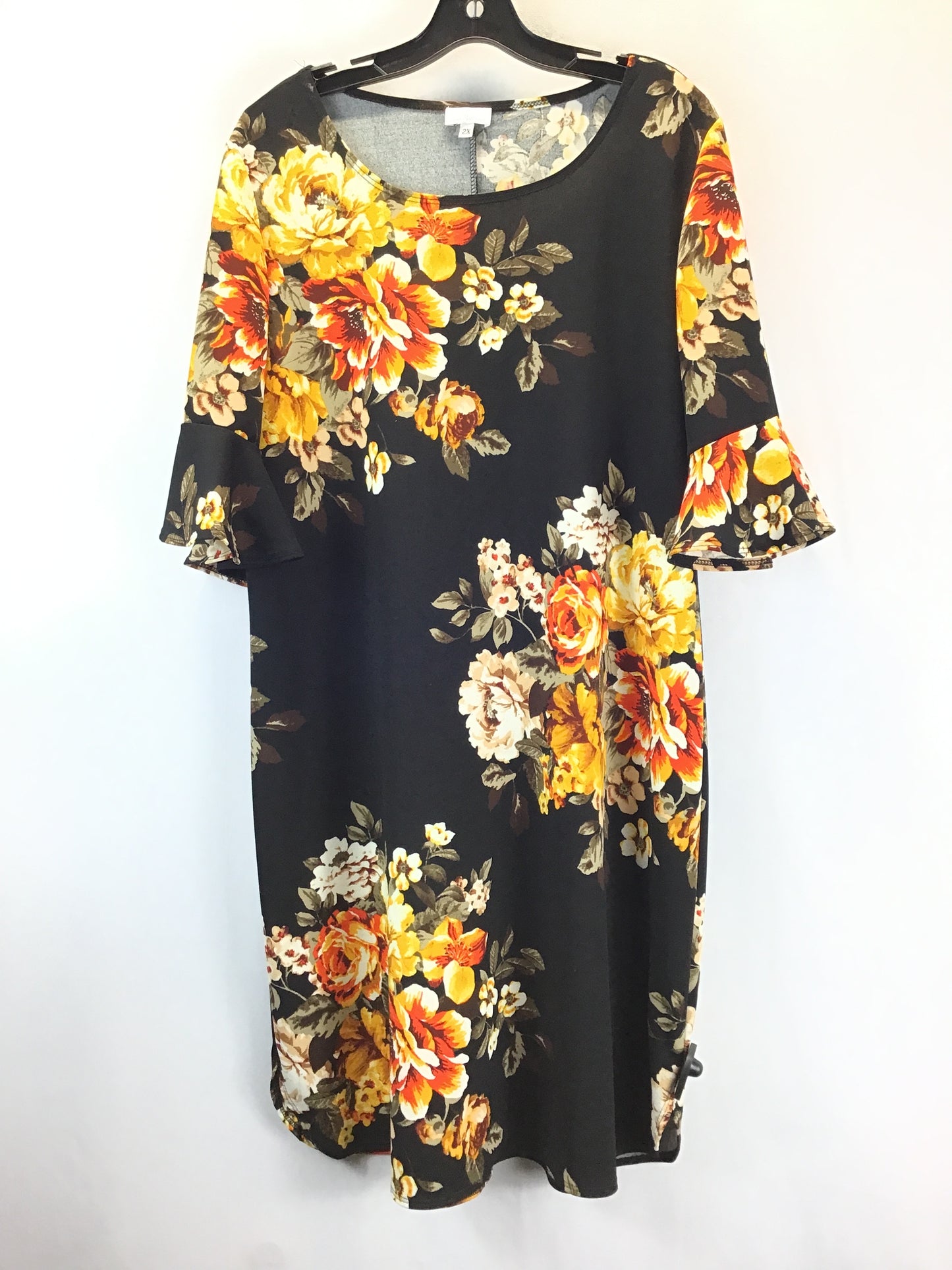 Dress Casual Midi By Olivia Matthews  Size: 2x