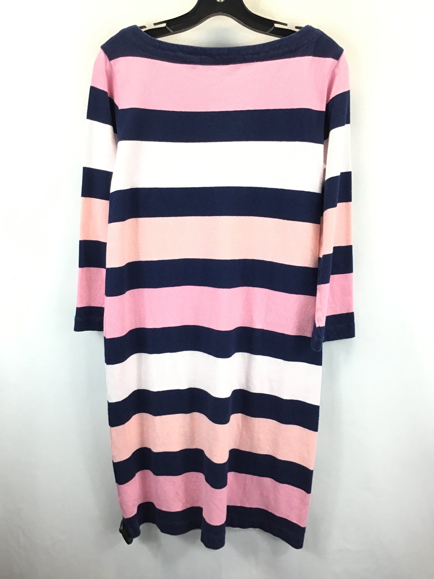 Pink Dress Casual Midi Lands End, Size M