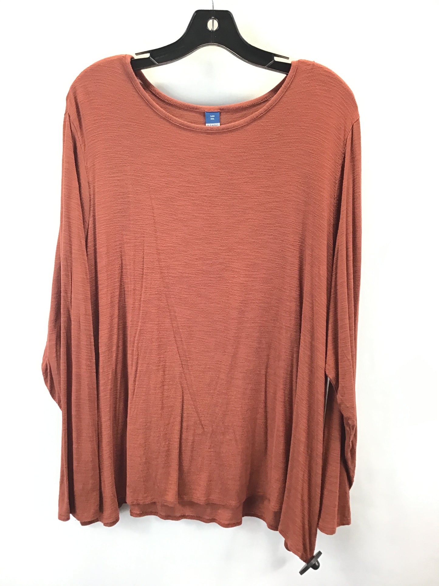 Top Long Sleeve By Old Navy In Orange, Size: Xxl