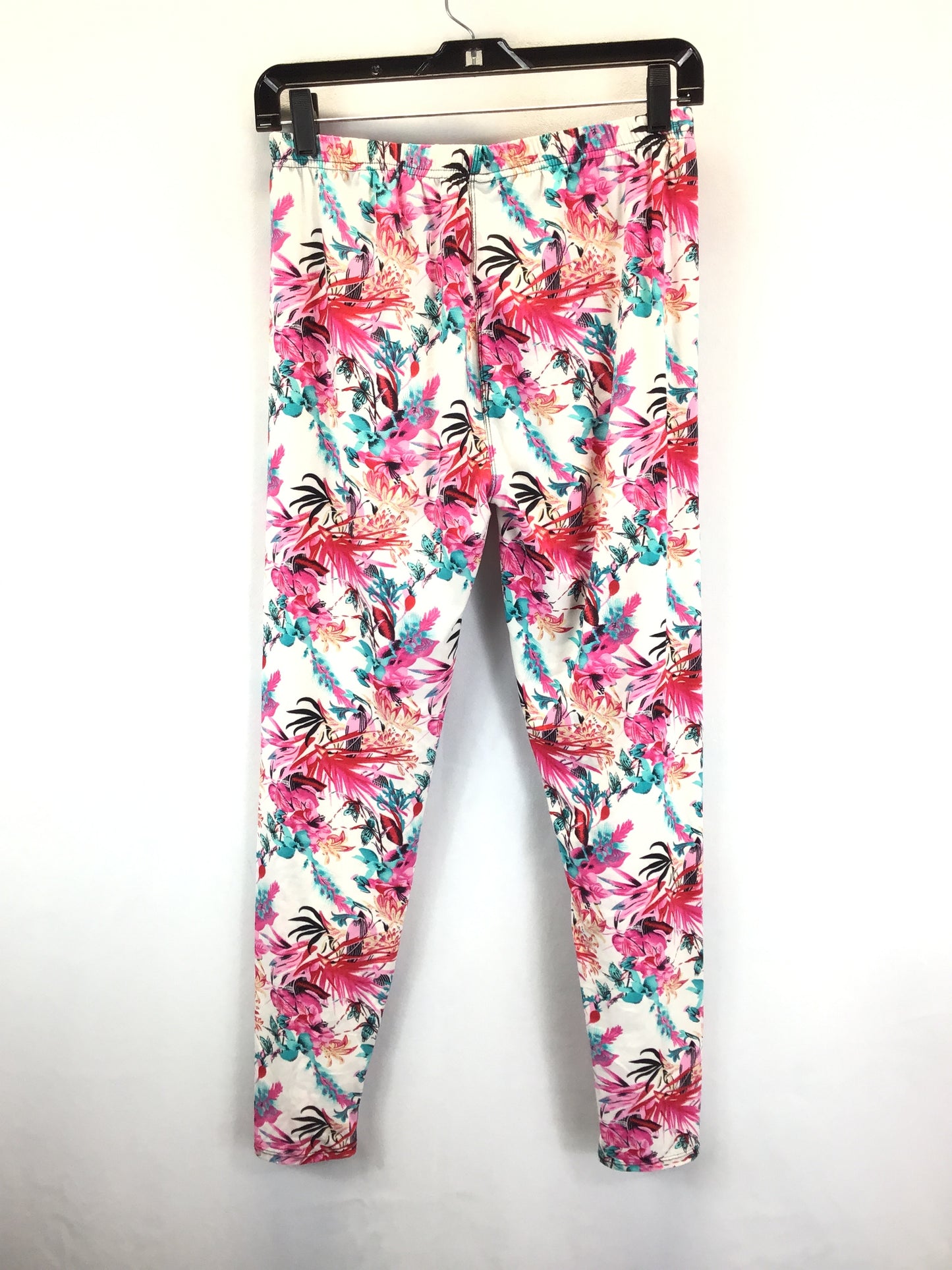 Floral Print Pants Leggings Winwin, Size L