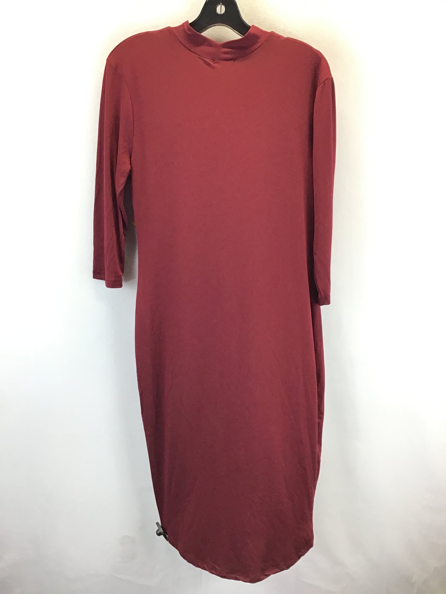 Dress Casual Midi By Rue 21 In Red, Size: L