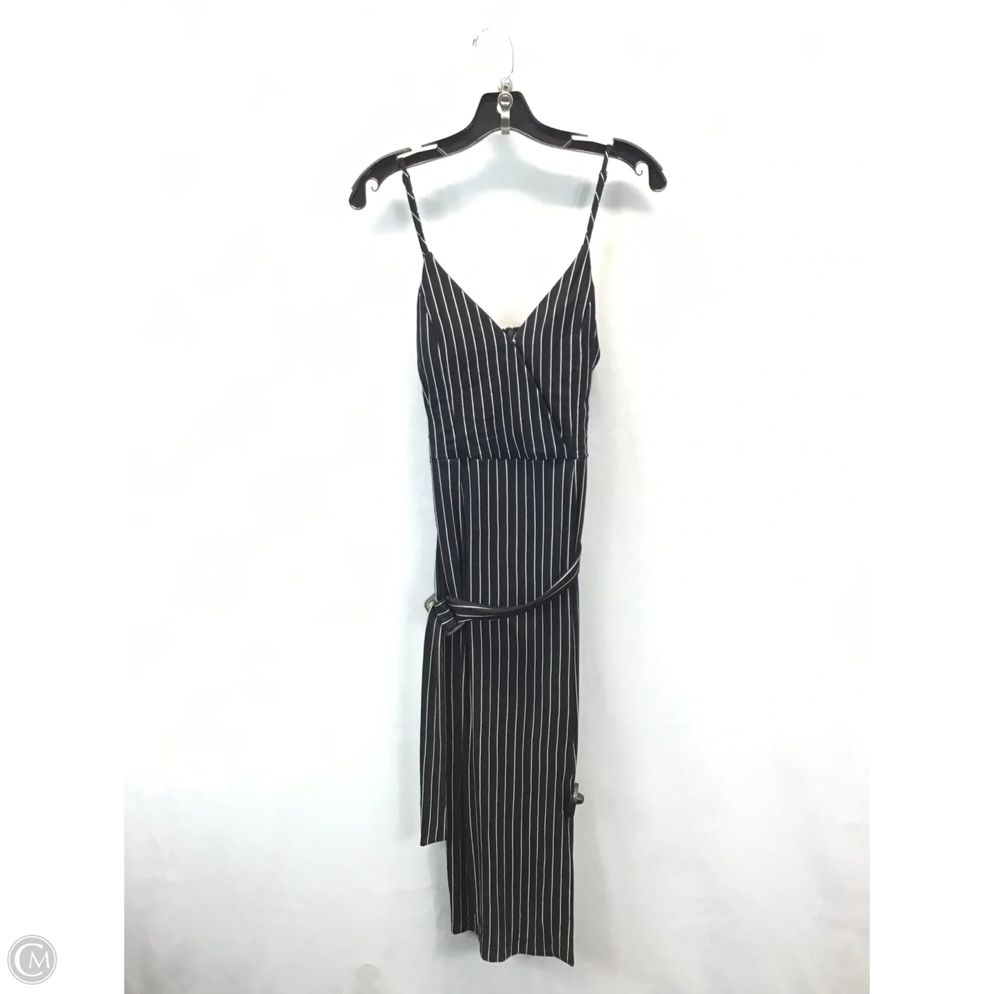 Dress Casual Midi By Clothes Mentor In Striped Pattern, Size: L