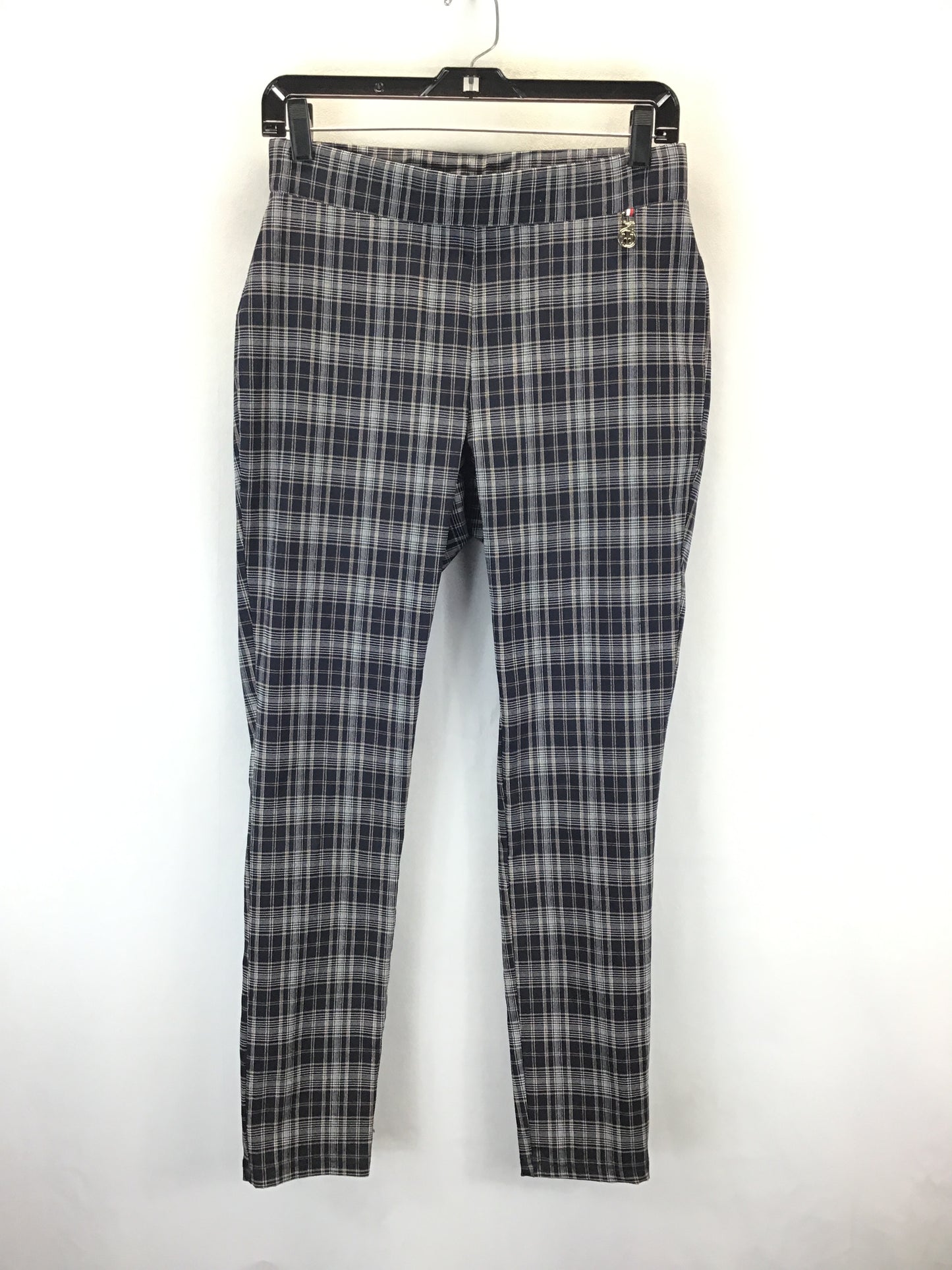 Pants Cropped By Tommy Hilfiger In Plaid Pattern, Size: 8