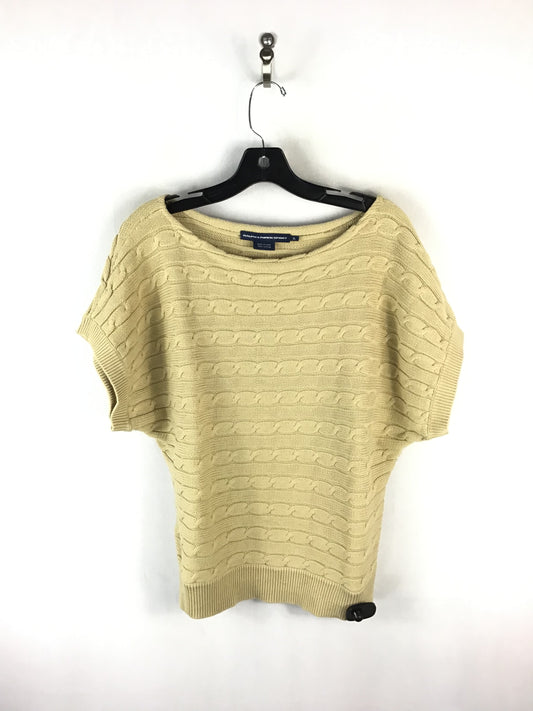 Sweater Short Sleeve By Ralph Lauren In Tan, Size: Xl