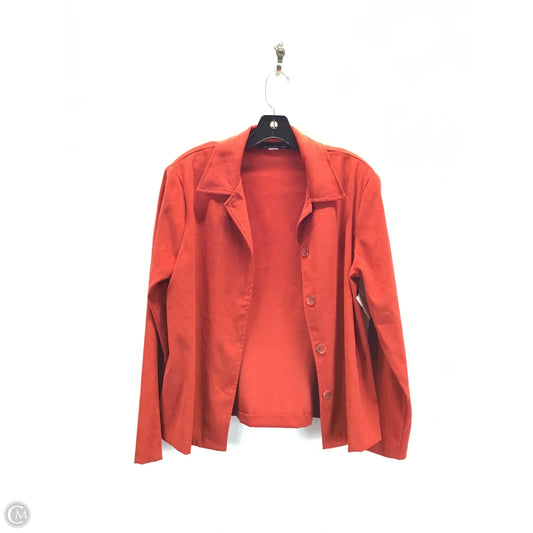 Blazer By Briggs In Orange, Size: M