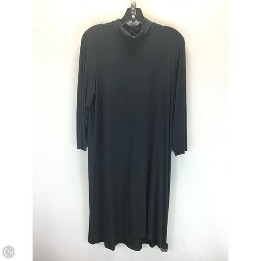 Dress Casual Midi By J. Jill In Black, Size: M