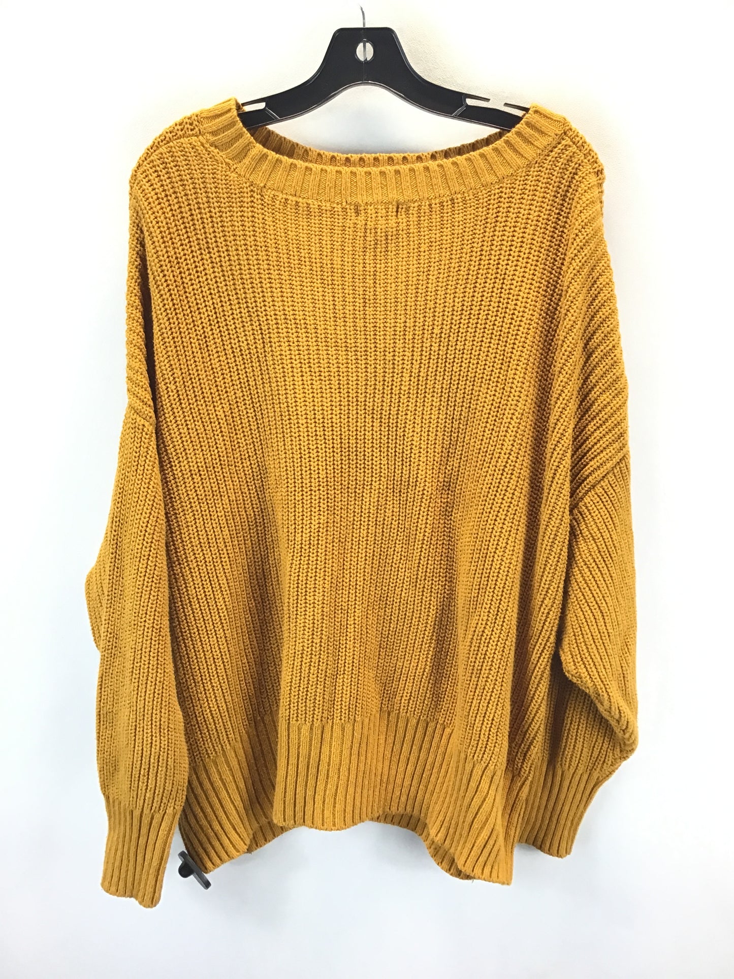 Sweater By Clothes Mentor In Yellow, Size: 1X