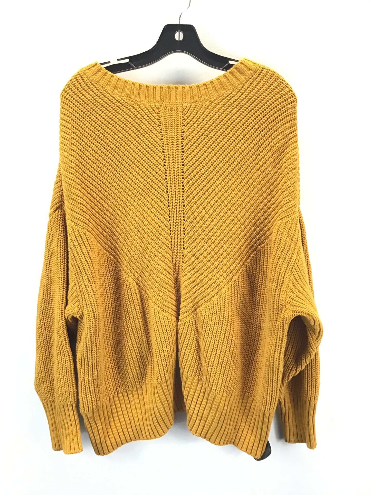 Sweater By Clothes Mentor In Yellow, Size: 1X