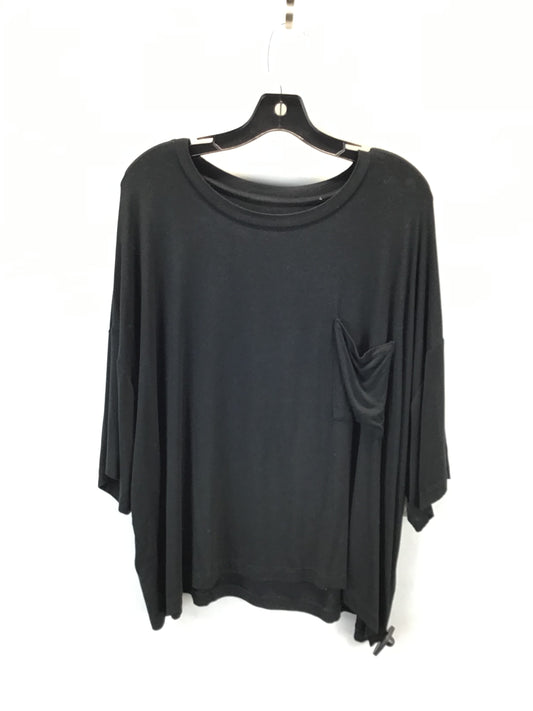 Top Short Sleeve Basic By Aerie In Black, Size: Xxl