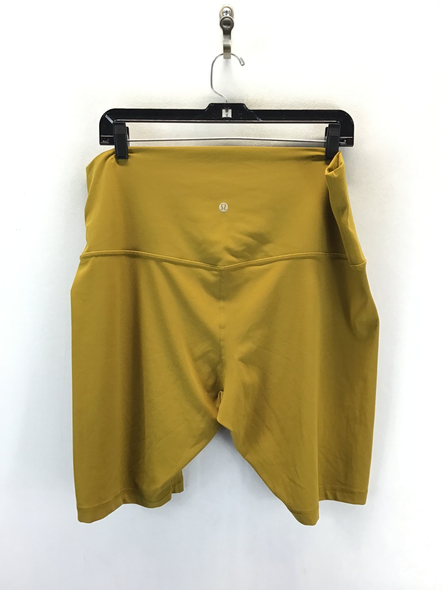 Athletic Shorts By Lululemon In Yellow, Size: 20