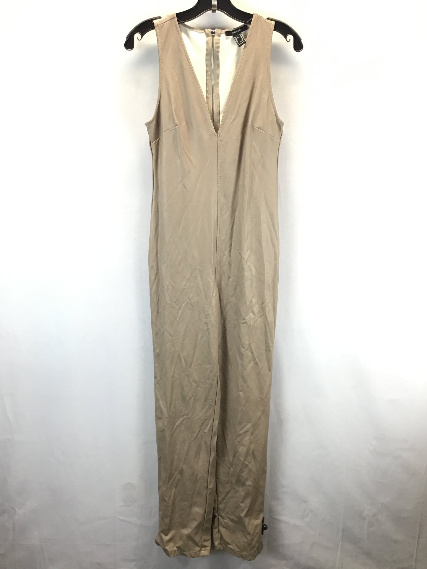 Jumpsuit By Forever 21 In Tan, Size: M