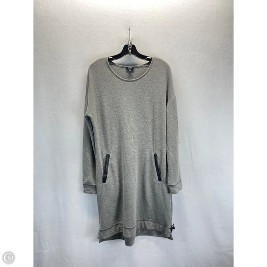 Dress Casual Midi By Tacera In Grey, Size: L