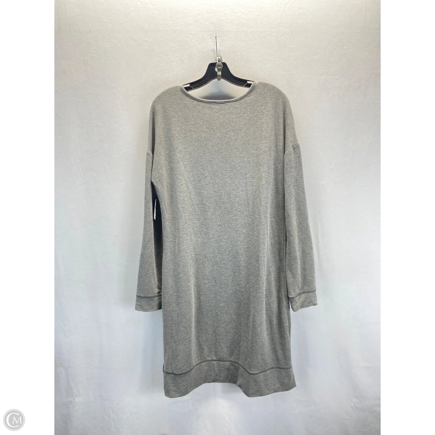 Dress Casual Midi By Tacera In Grey, Size: L