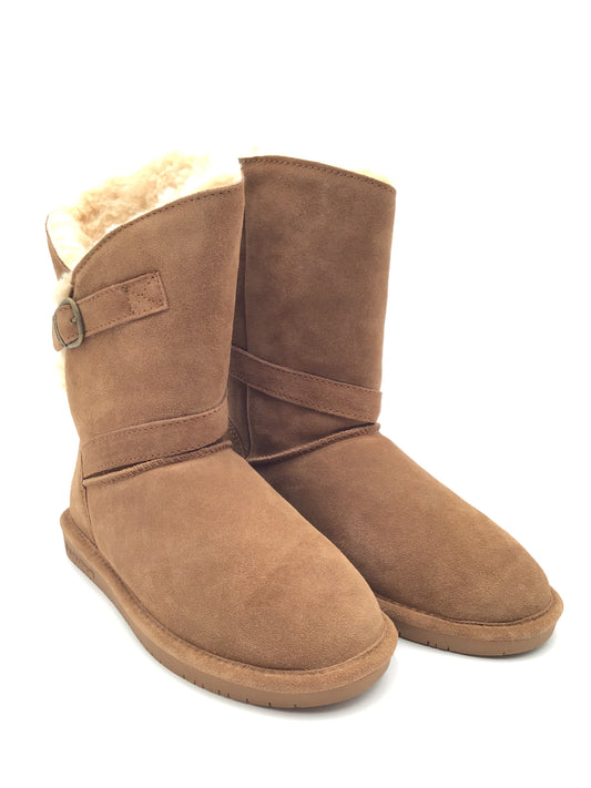 Boots Snow By Bearpaw In Tan, Size: 8