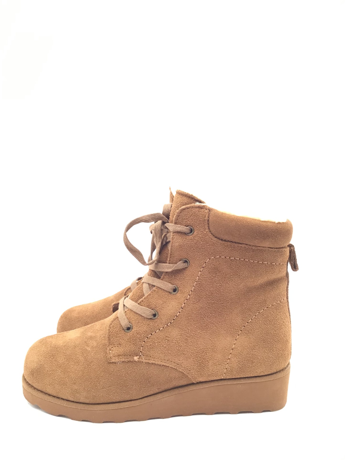 Boots Snow By Bearpaw In Tan, Size: 8