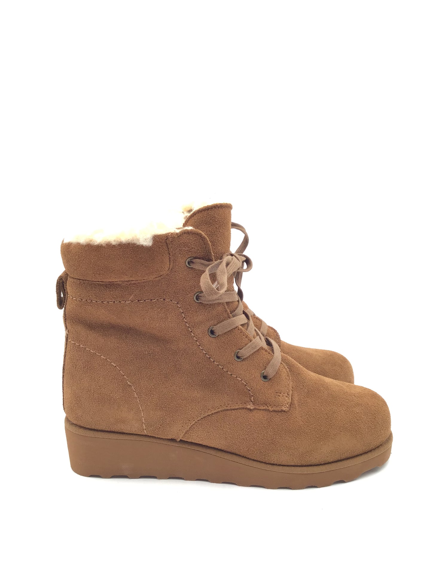 Boots Snow By Bearpaw In Tan, Size: 8