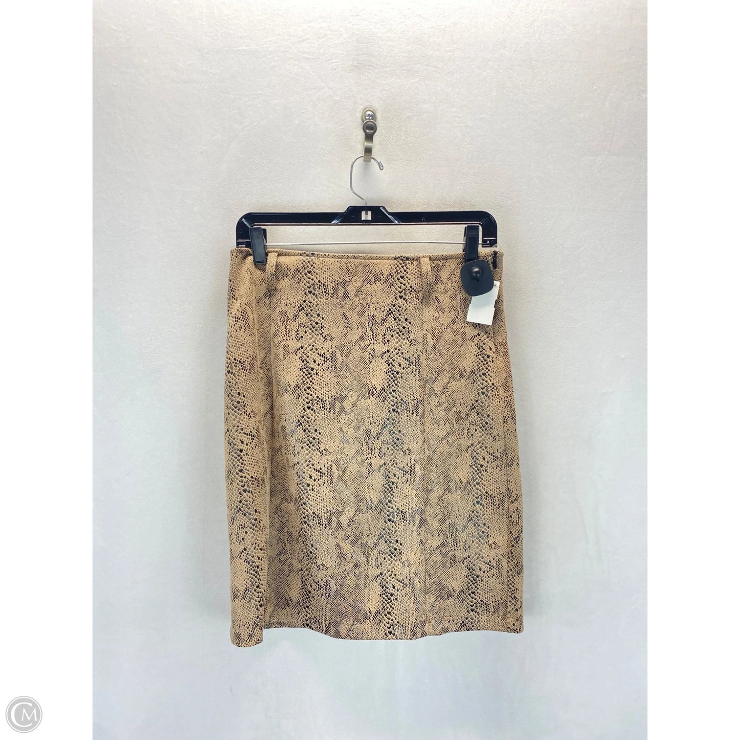 Skirt Mini & Short By Haute Monde In Snakeskin Print, Size: M