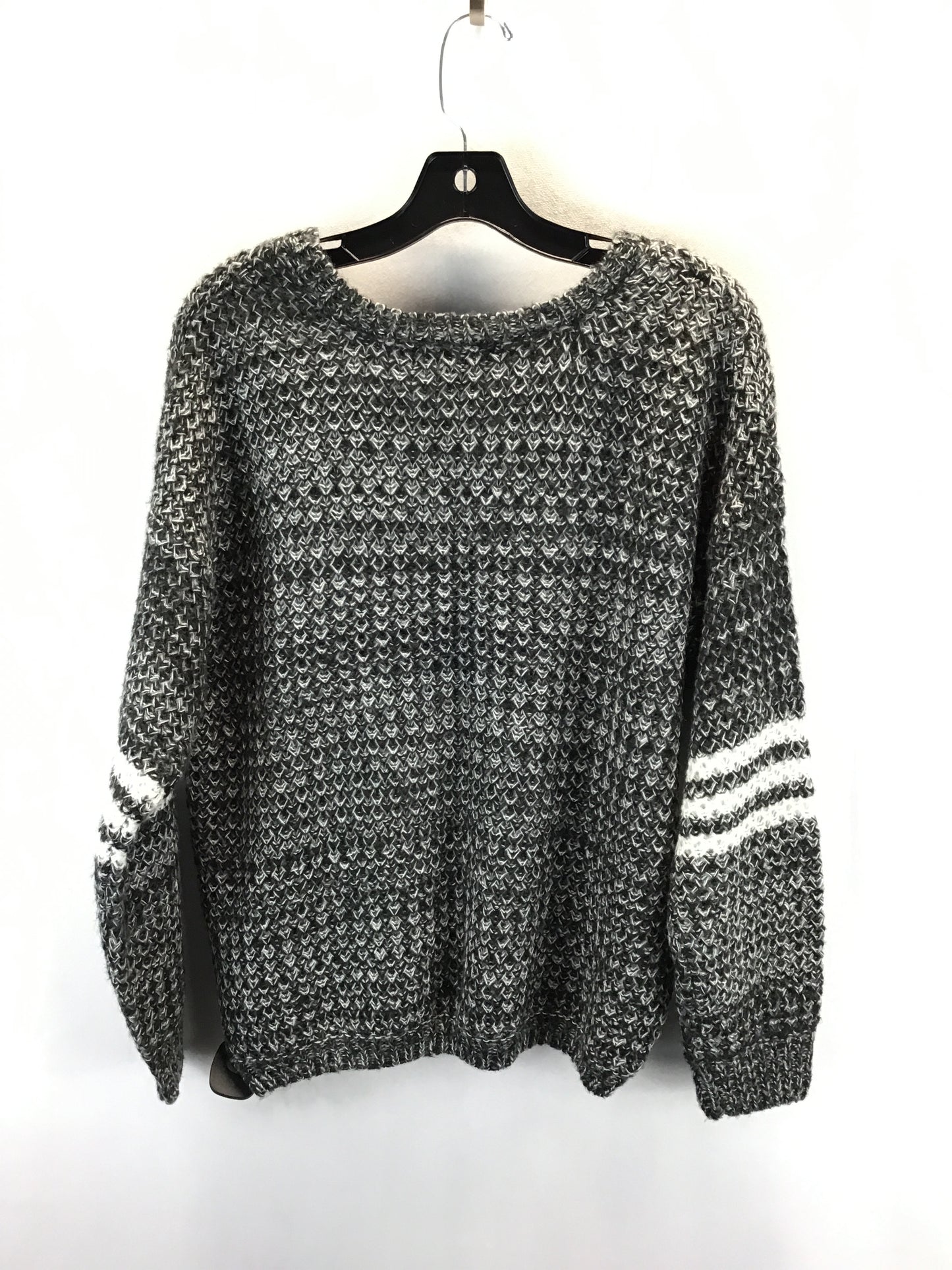 Sweater By Jessica Simpson In Black Grey, Size: M