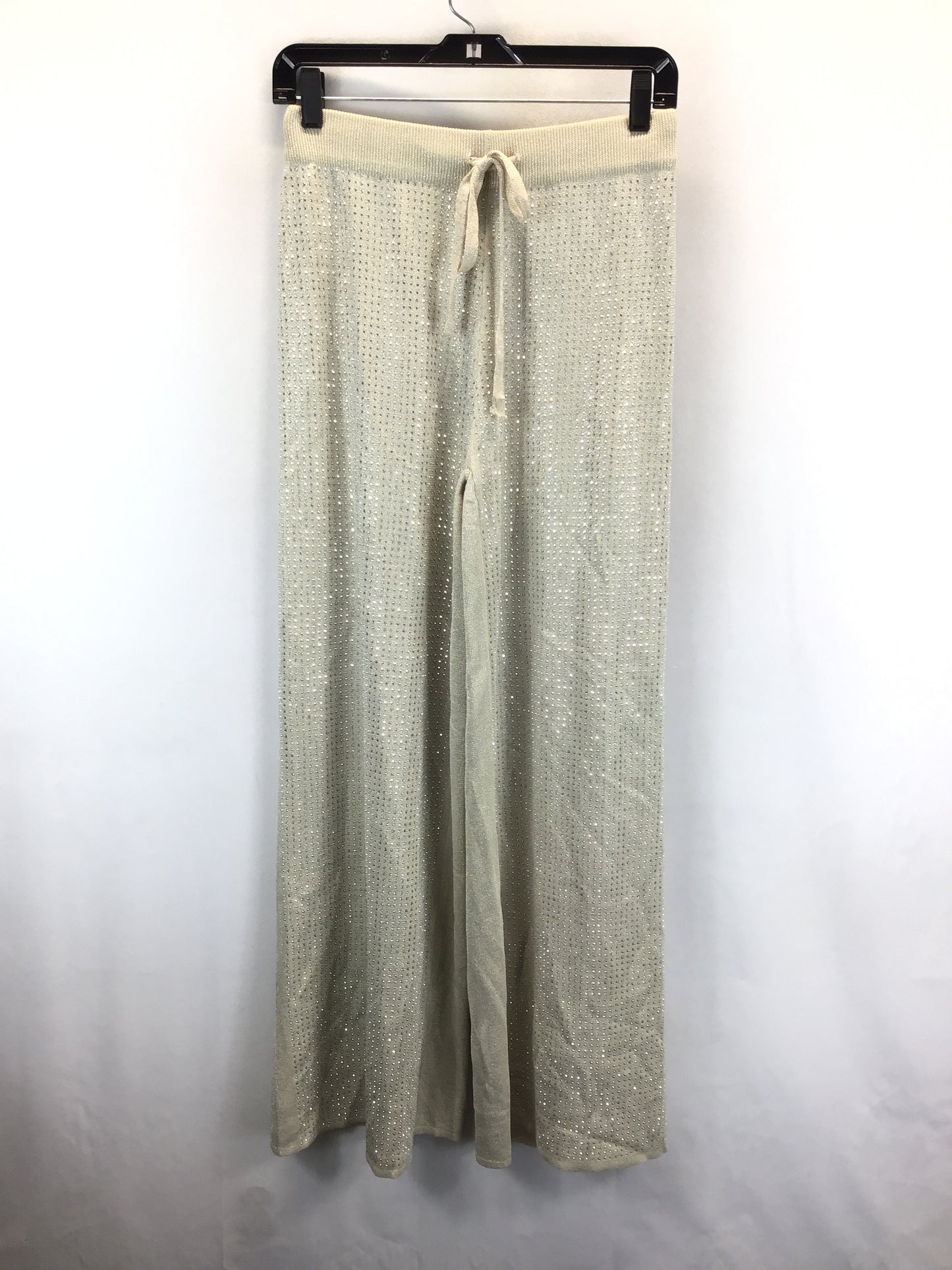 Pants Dress By Clothes Mentor In Cream & Silver, Size: S