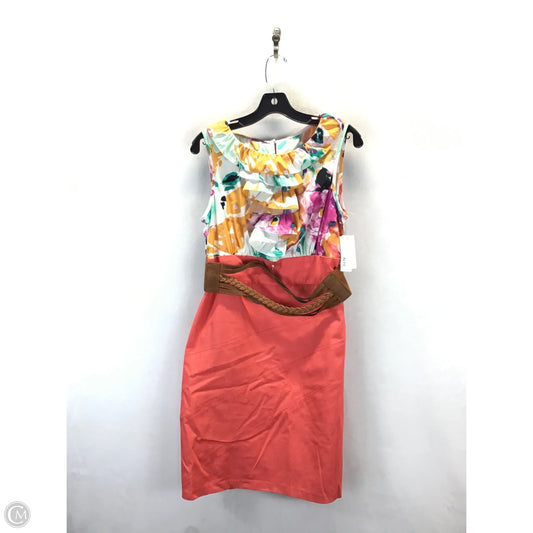 Dress Casual Midi By Alyx In Orange, Size: 12
