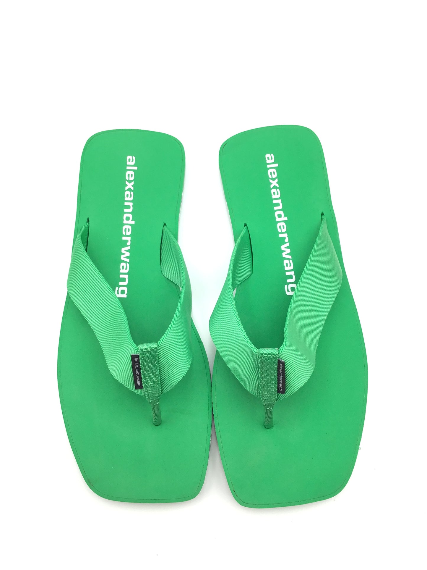 Green Shoes Flats Alexander Wang, Size 10