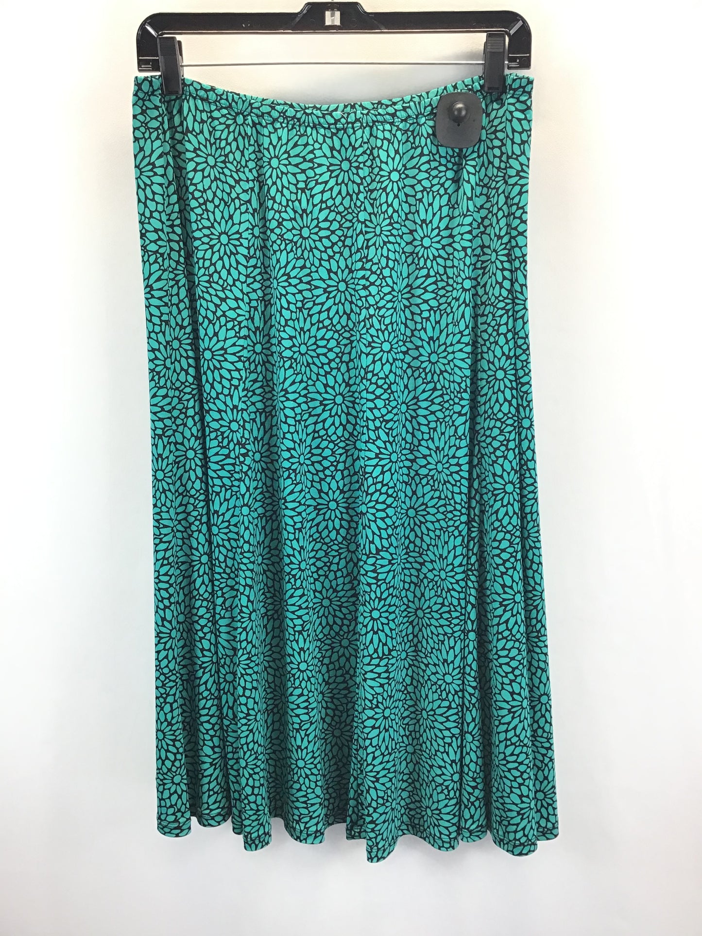 Black & Green Skirt Set 2pc Perceptions, Size 16