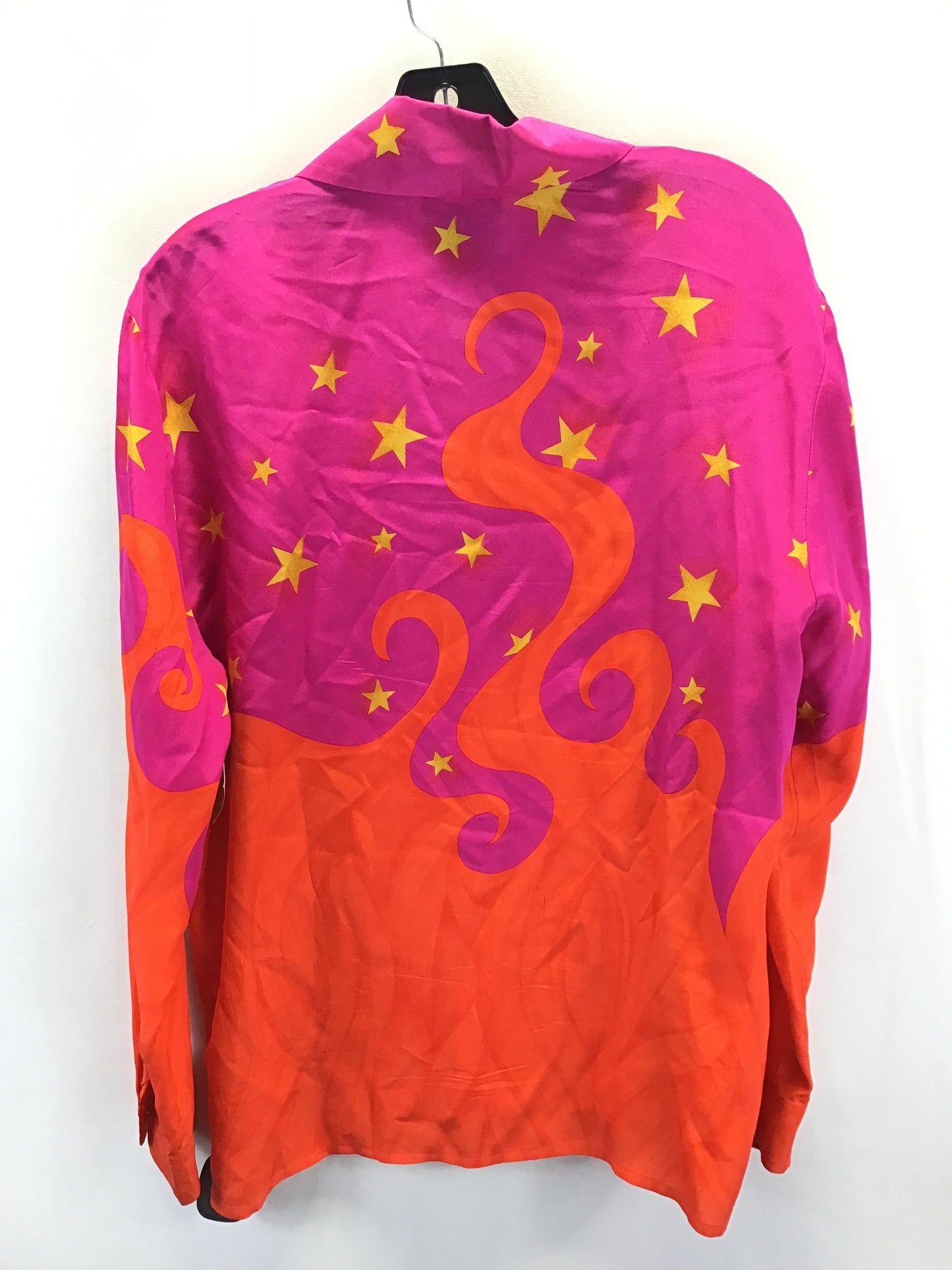 Top Long Sleeve By Clothes Mentor In Orange & Pink, Size: S