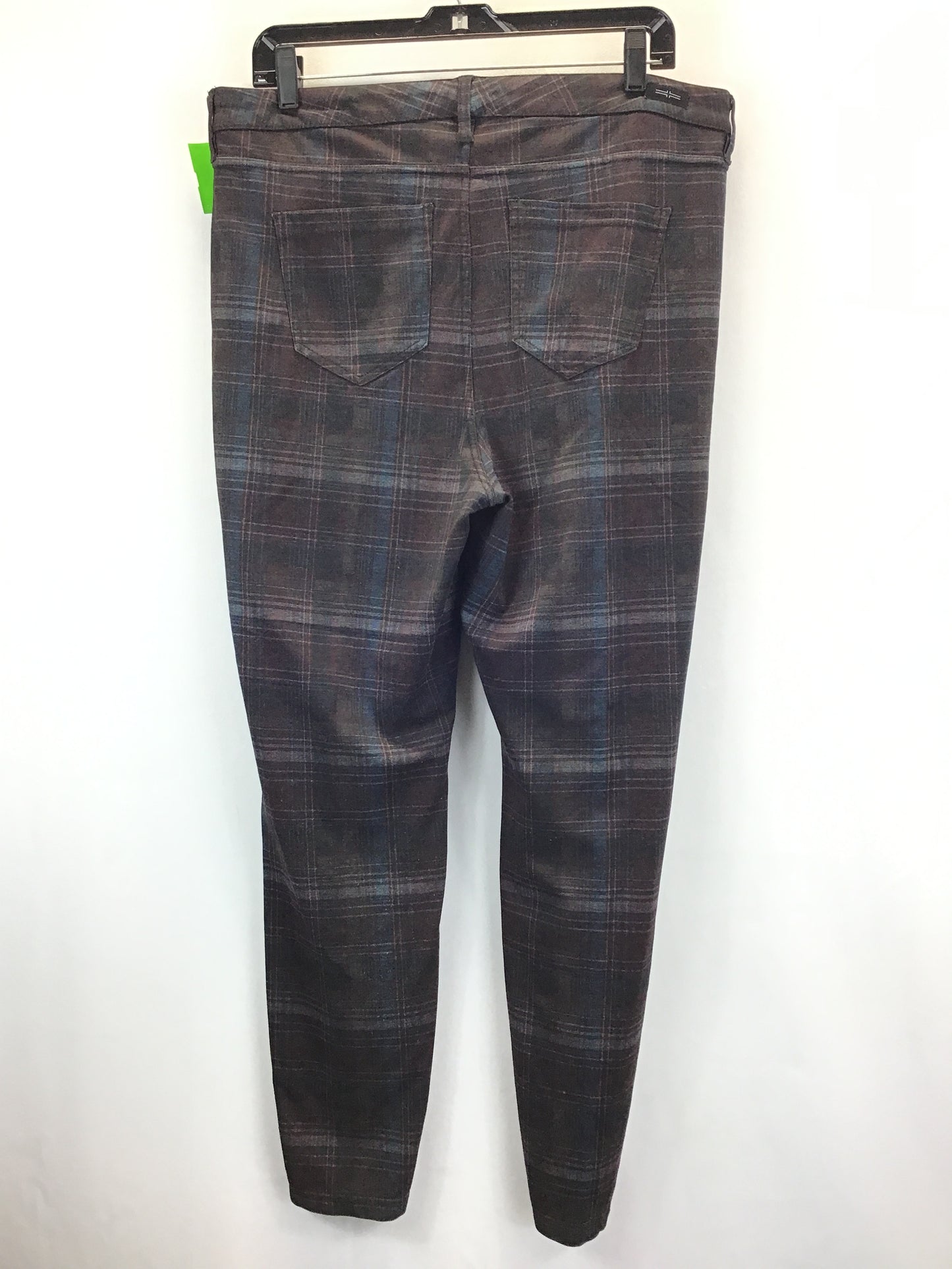 Pants Cropped By Liverpool In Plaid Pattern, Size: 16