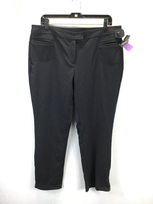 Pants Cropped By Apostrophe In Black, Size: 14petite