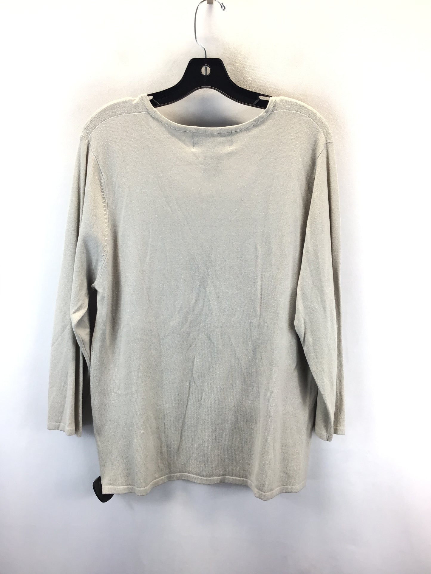 Sweater By Bice In Beige, Size: Xl