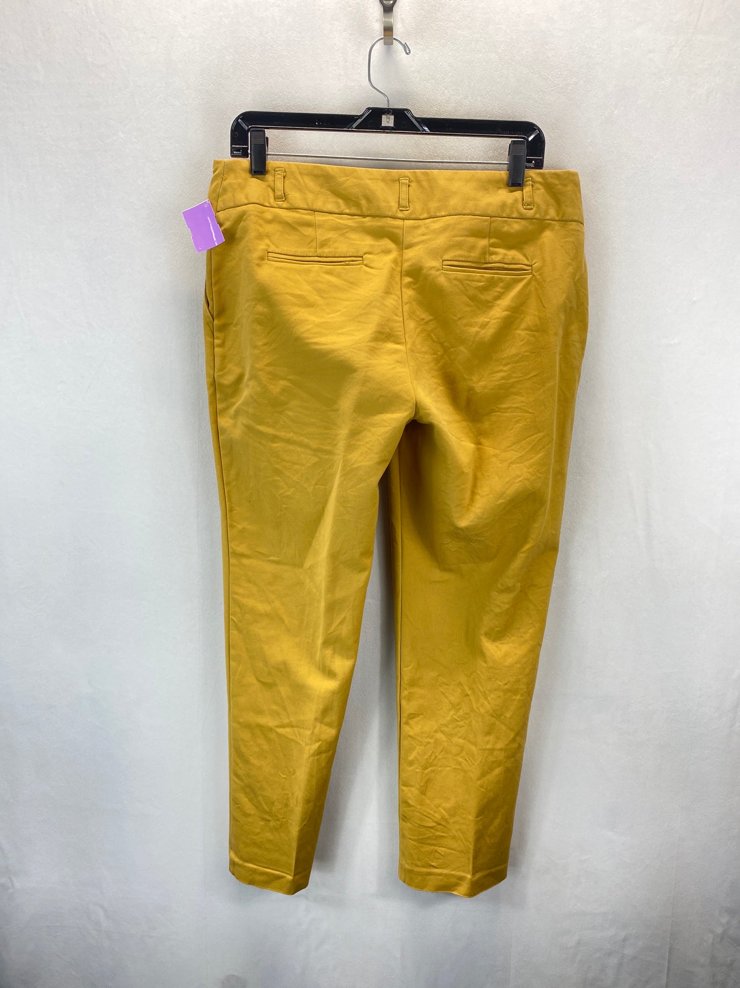 Pants Cropped By Van Heusen In Gold, Size: 10