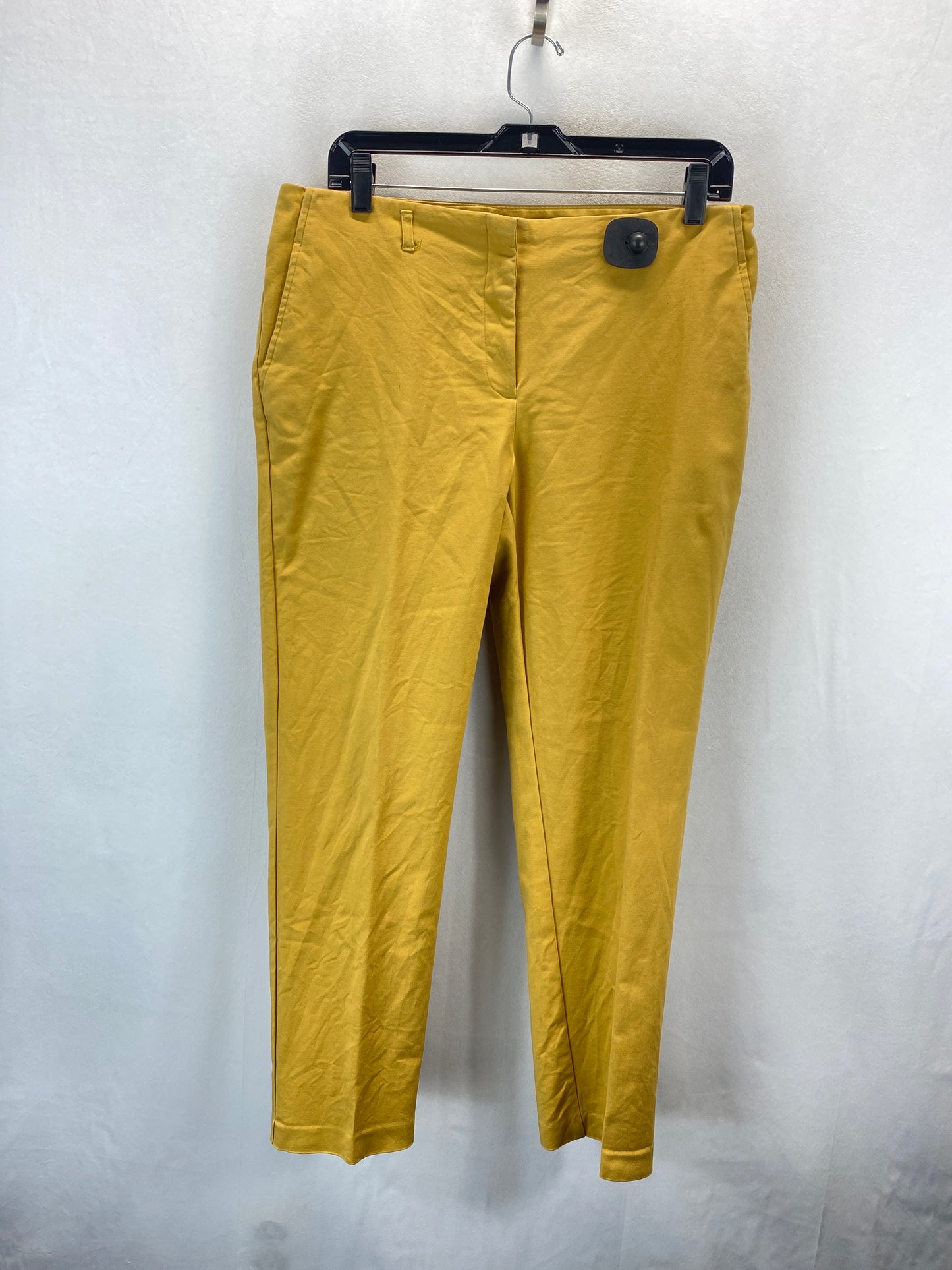 Pants Cropped By Van Heusen In Gold, Size: 10