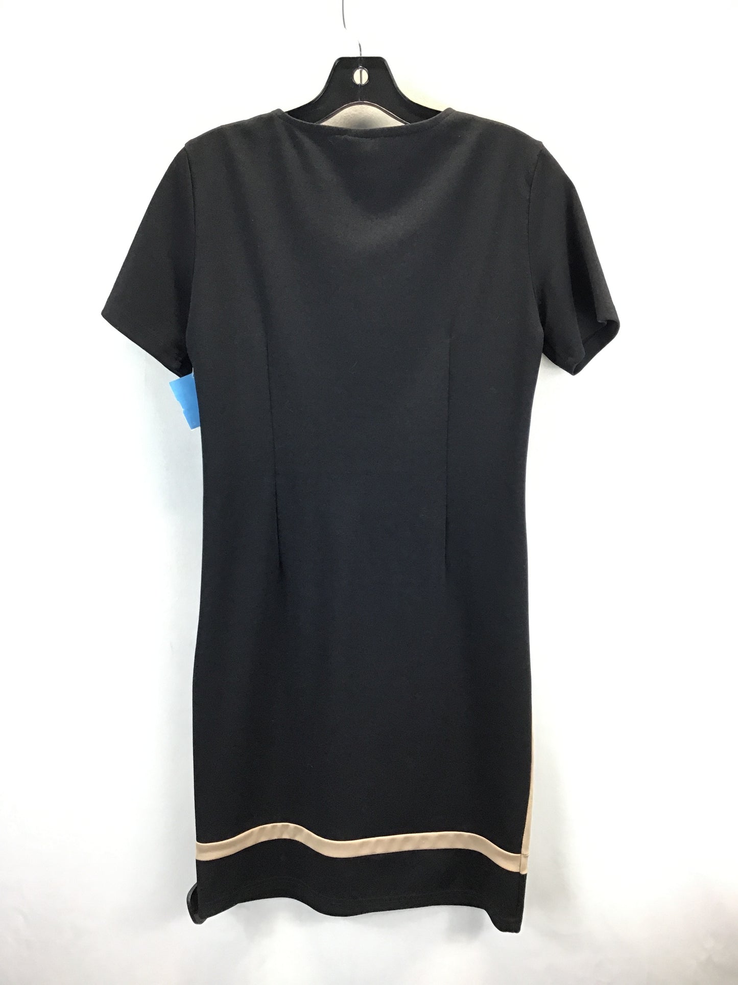 Dress Casual Midi By Clothes Mentor In Black & Cream, Size: M