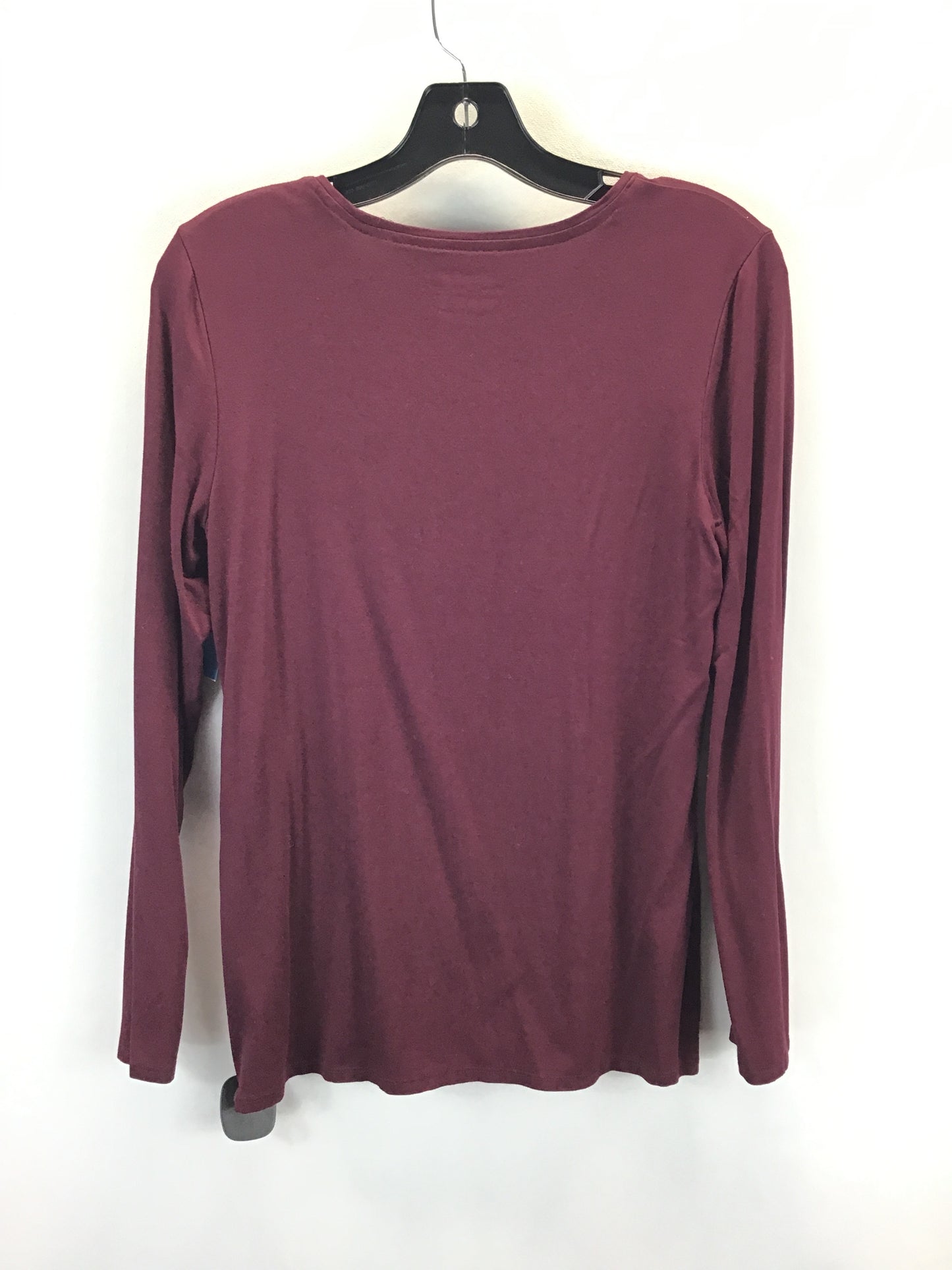 Top Long Sleeve Basic By Chicos In Purple, Size: SMALL