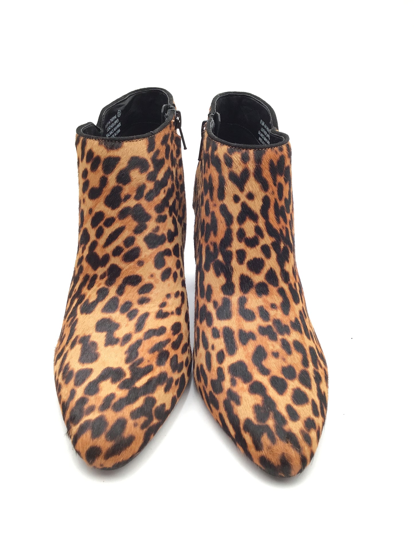 Boots Ankle Heels By Aerosoles In Animal Print, Size: 9.5