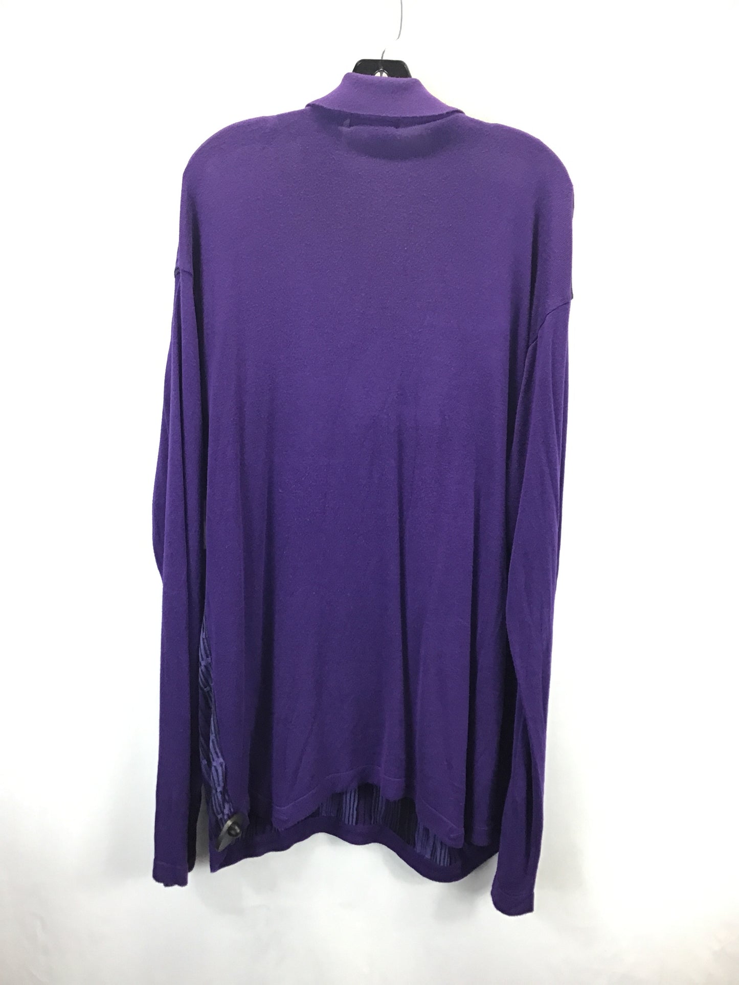 Sweater By Clothes Mentor In Purple, Size: Xl