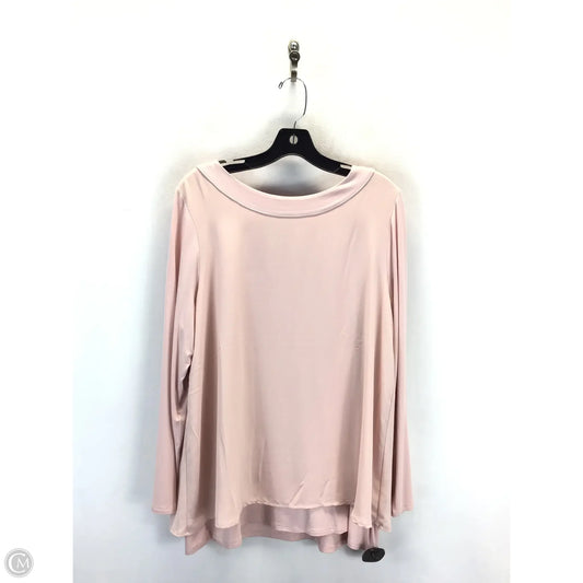 Top Long Sleeve By J. Jill In Pink, Size: L